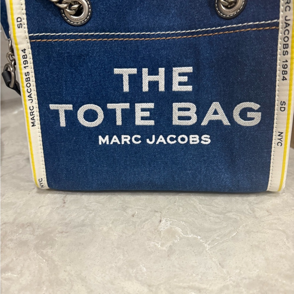 Marc Jacobs Denim Blue Tote Bag medium - Picture 6 of 6